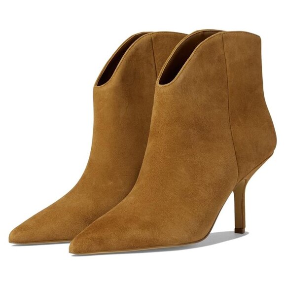 Marc Fisher LTD Shoes Haylian Natural Tan Heeled Ankle Boots